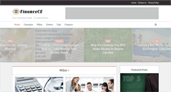 Desktop Screenshot of financece.com